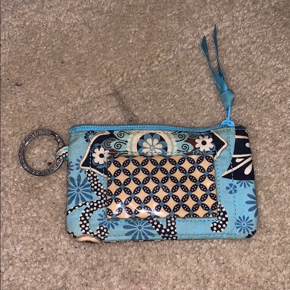 VERA BRADELY ID WALLET WITH KEY RING - Picture 2 of 2